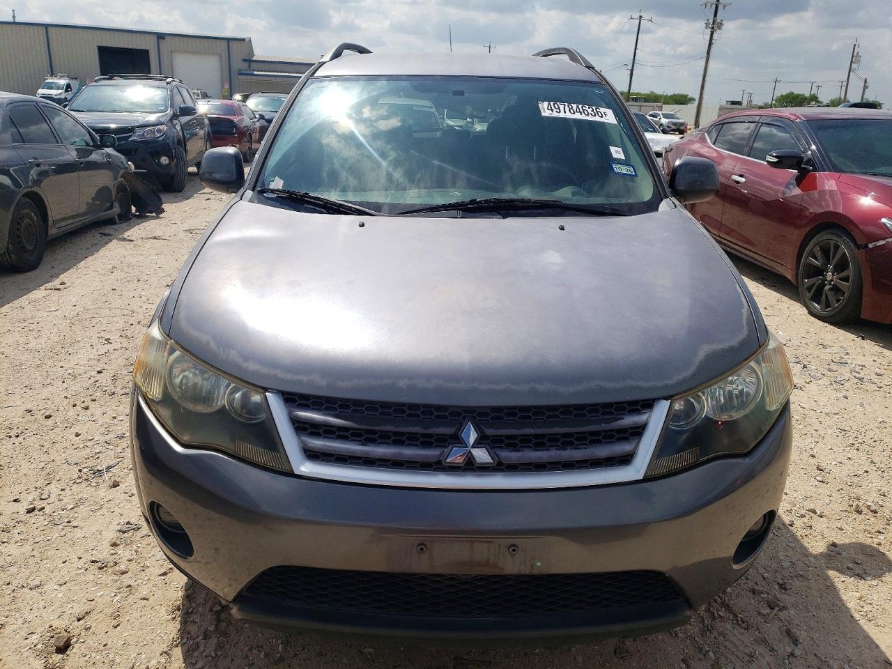 2007 Mitsubishi Outlander Es Gray vin: JA4MS31X77Z007746