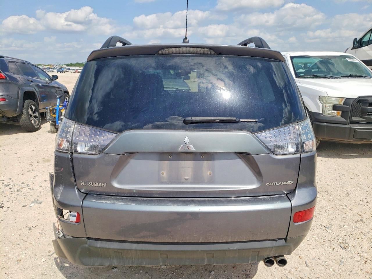 2007 Mitsubishi Outlander Es Gray vin: JA4MS31X77Z007746