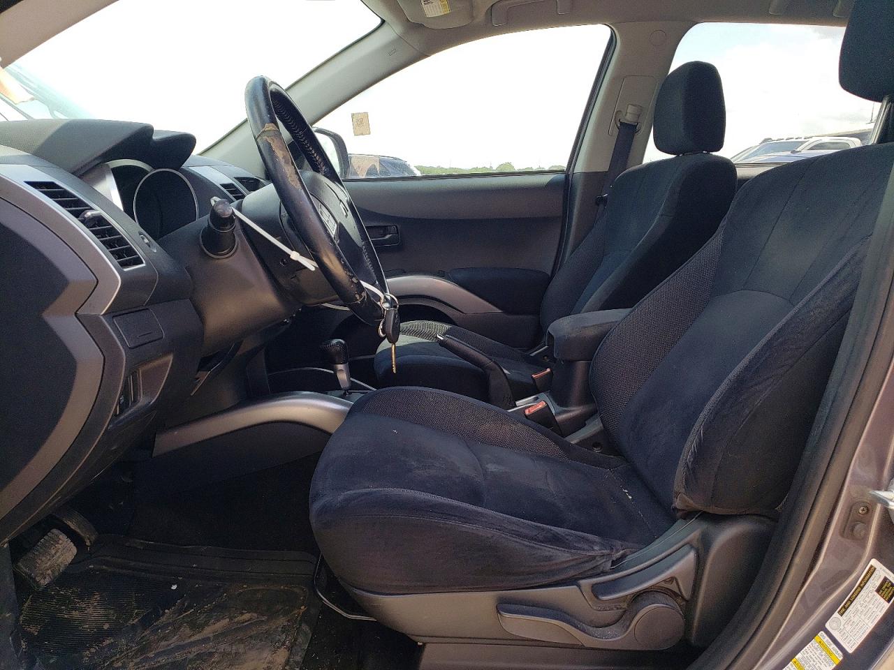 2007 Mitsubishi Outlander Es Gray vin: JA4MS31X77Z007746
