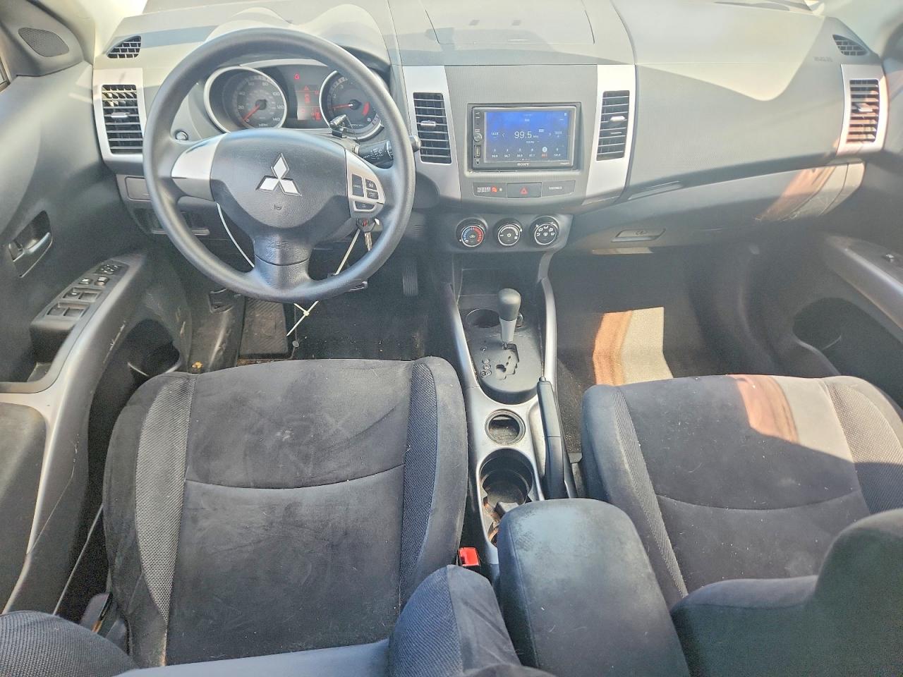 2007 Mitsubishi Outlander Es Silver vin: JA4MS31X87U004805