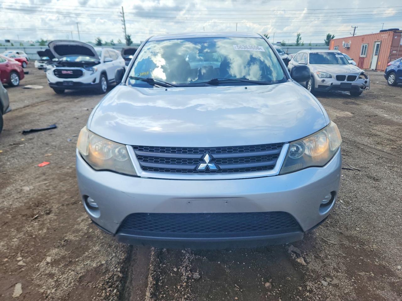 2007 Mitsubishi Outlander Es Silver vin: JA4MS31X87U004805