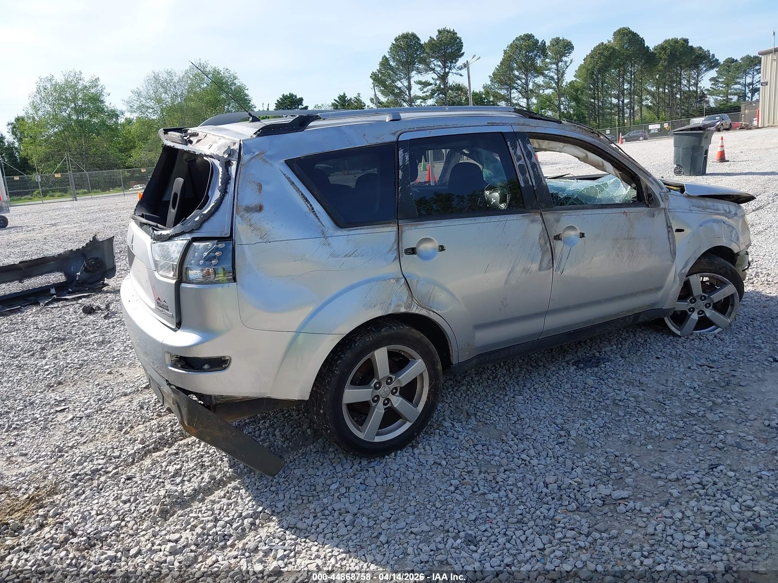 2007 Mitsubishi Outlander Xls Серебряный vin: JA4MS41X17U008636