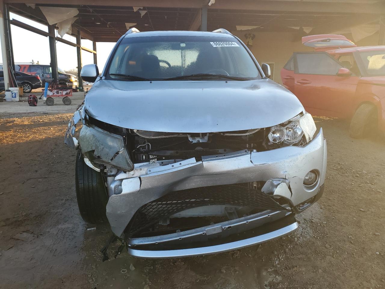 2007 Mitsubishi Outlander Xls Silver vin: JA4MS41X37U008444