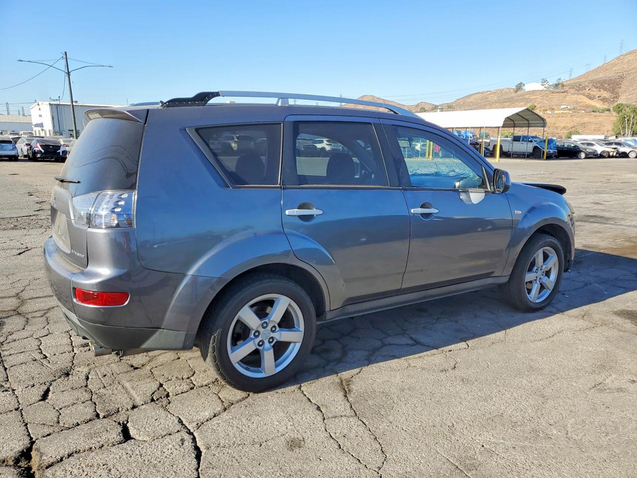 2007 Mitsubishi Outlander Xls Gray vin: JA4MS41X37Z005739