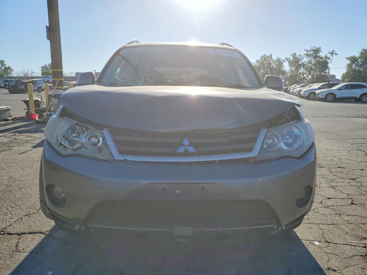 2007 Mitsubishi Outlander Xls Gray vin: JA4MS41X37Z005739