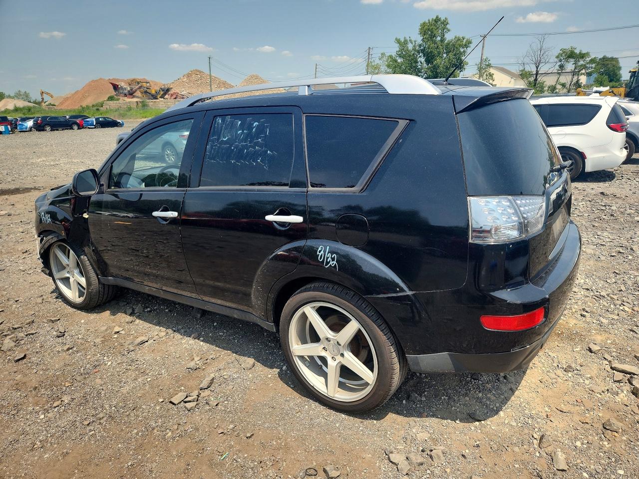 2007 Mitsubishi Outlander Xls Black vin: JA4MS41X47Z018919