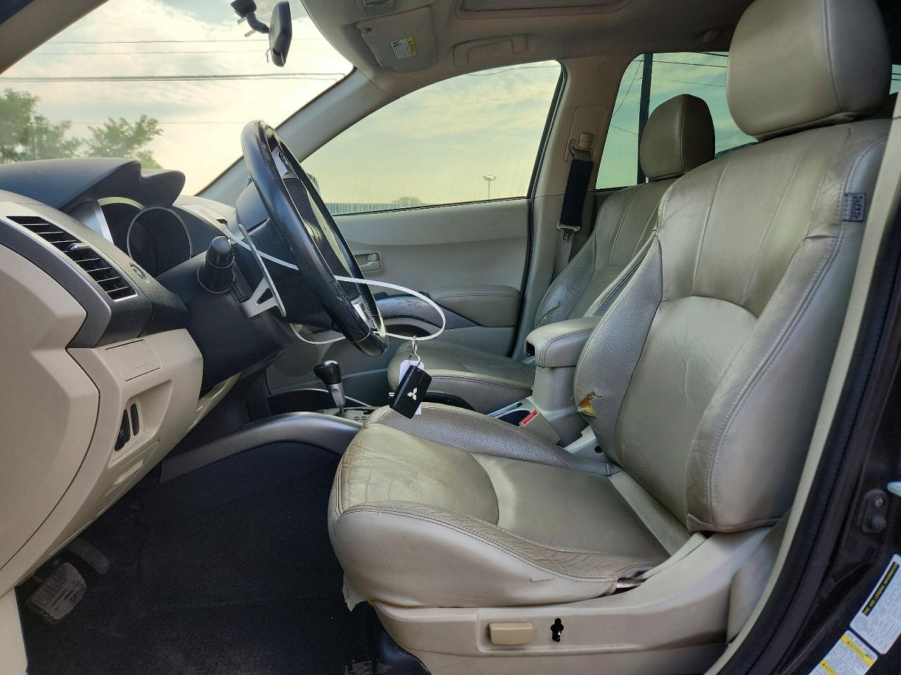 2007 Mitsubishi Outlander Xls Black vin: JA4MS41X47Z018919