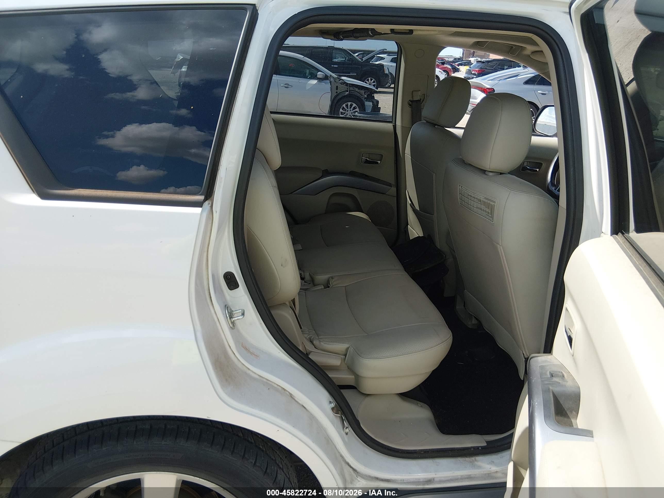 2009 Mitsubishi Outlander Xls White vin: JA4MS41X49Z013917