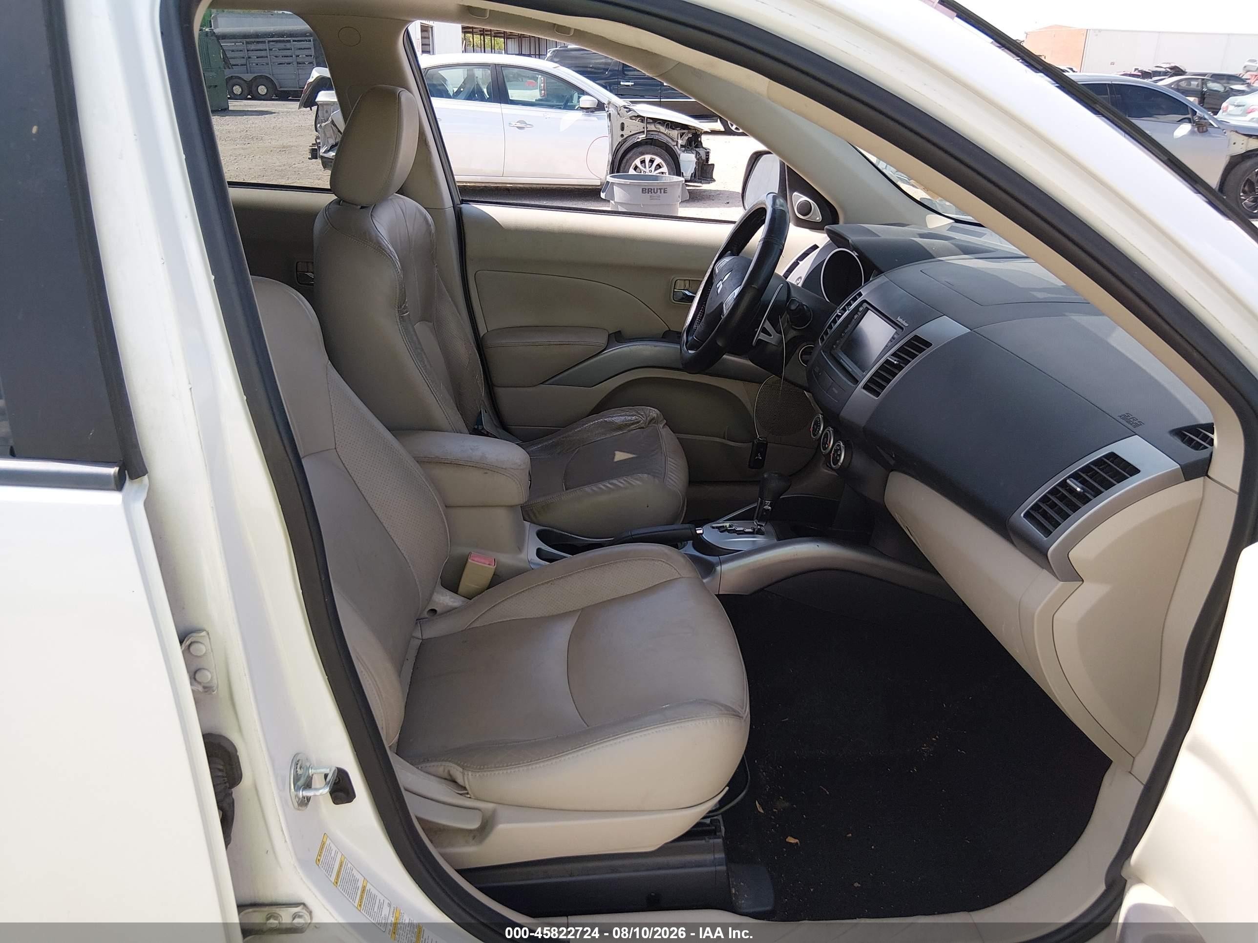 2009 Mitsubishi Outlander Xls White vin: JA4MS41X49Z013917