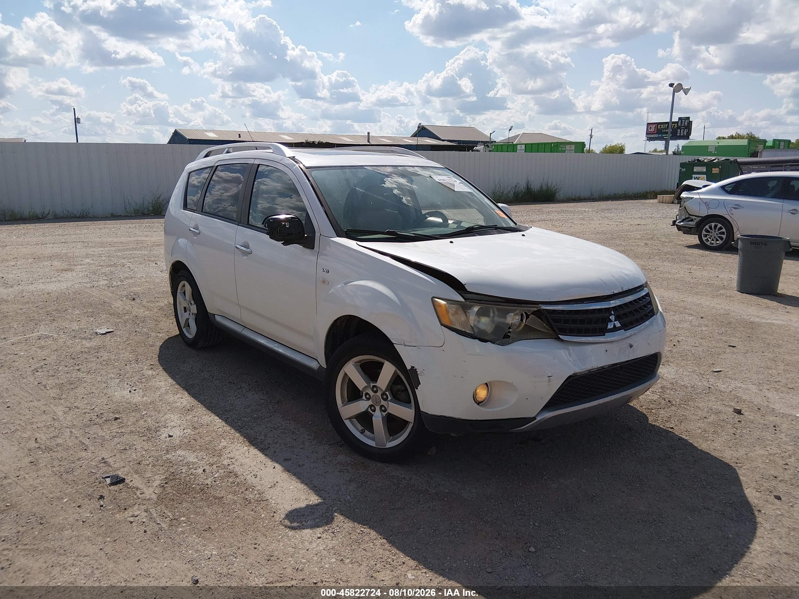 2009 Mitsubishi Outlander Xls White vin: JA4MS41X49Z013917