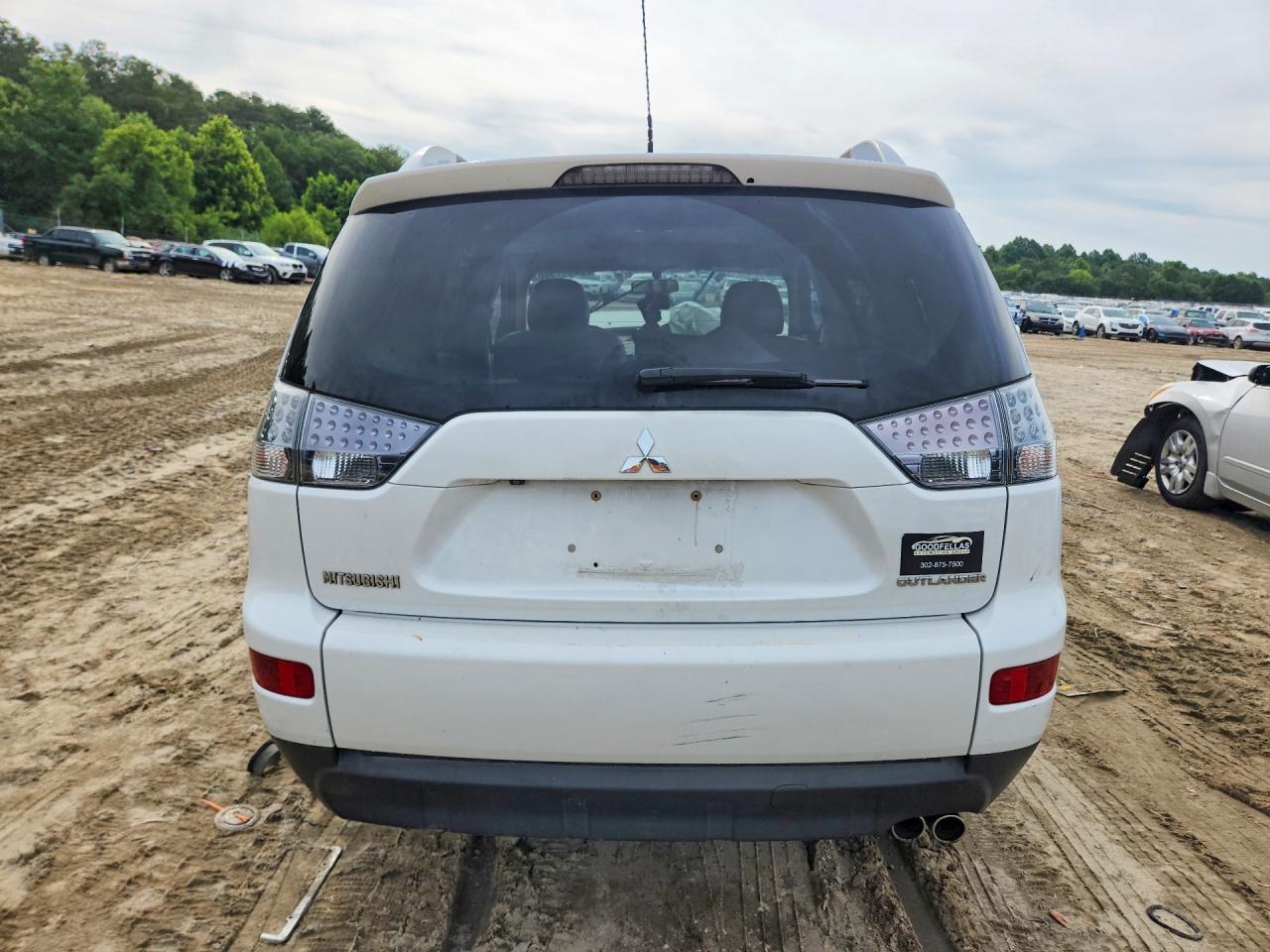 2007 Mitsubishi Outlander Xls White vin: JA4MS41X57Z007041