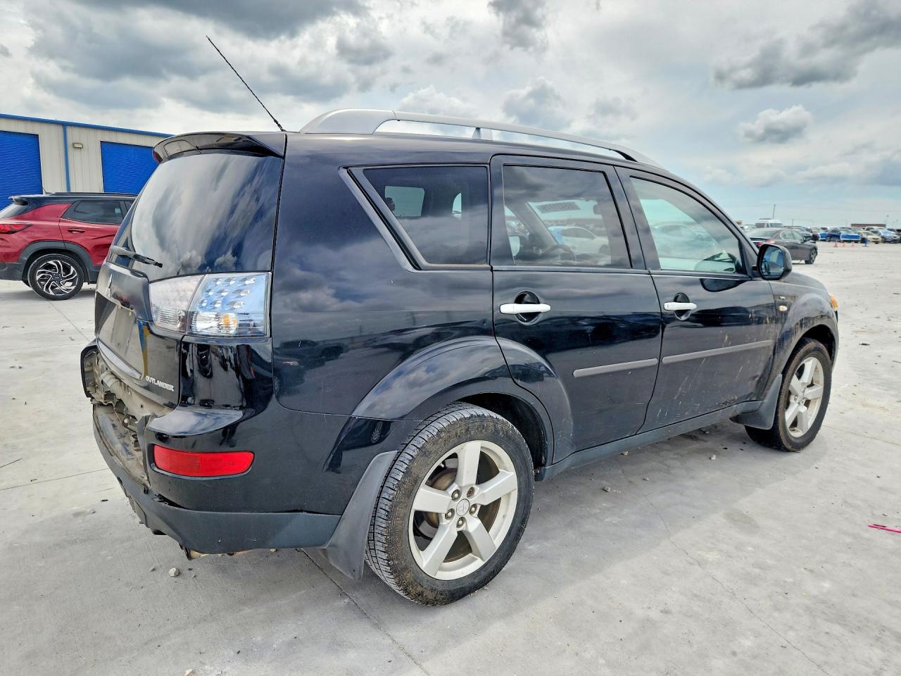 2008 Mitsubishi Outlander Xls Black vin: JA4MS41X58Z009311