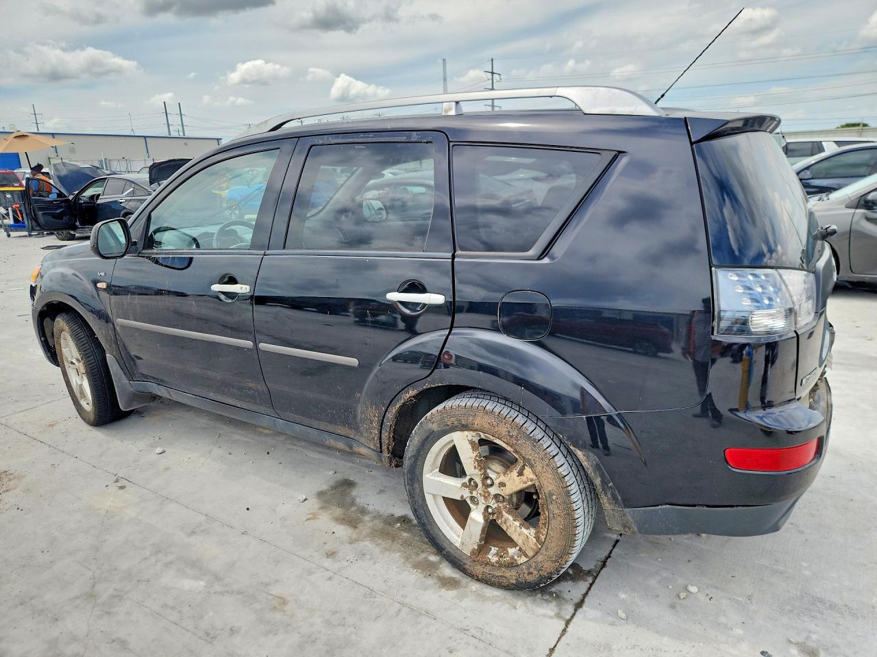 2008 Mitsubishi Outlander Xls Black vin: JA4MS41X58Z009311