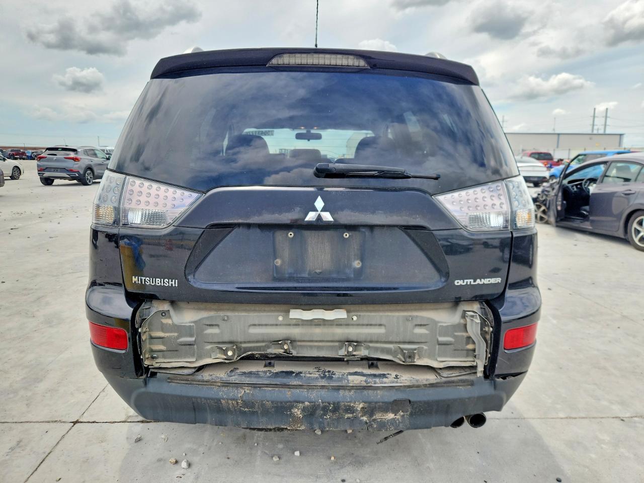 2008 Mitsubishi Outlander Xls Black vin: JA4MS41X58Z009311