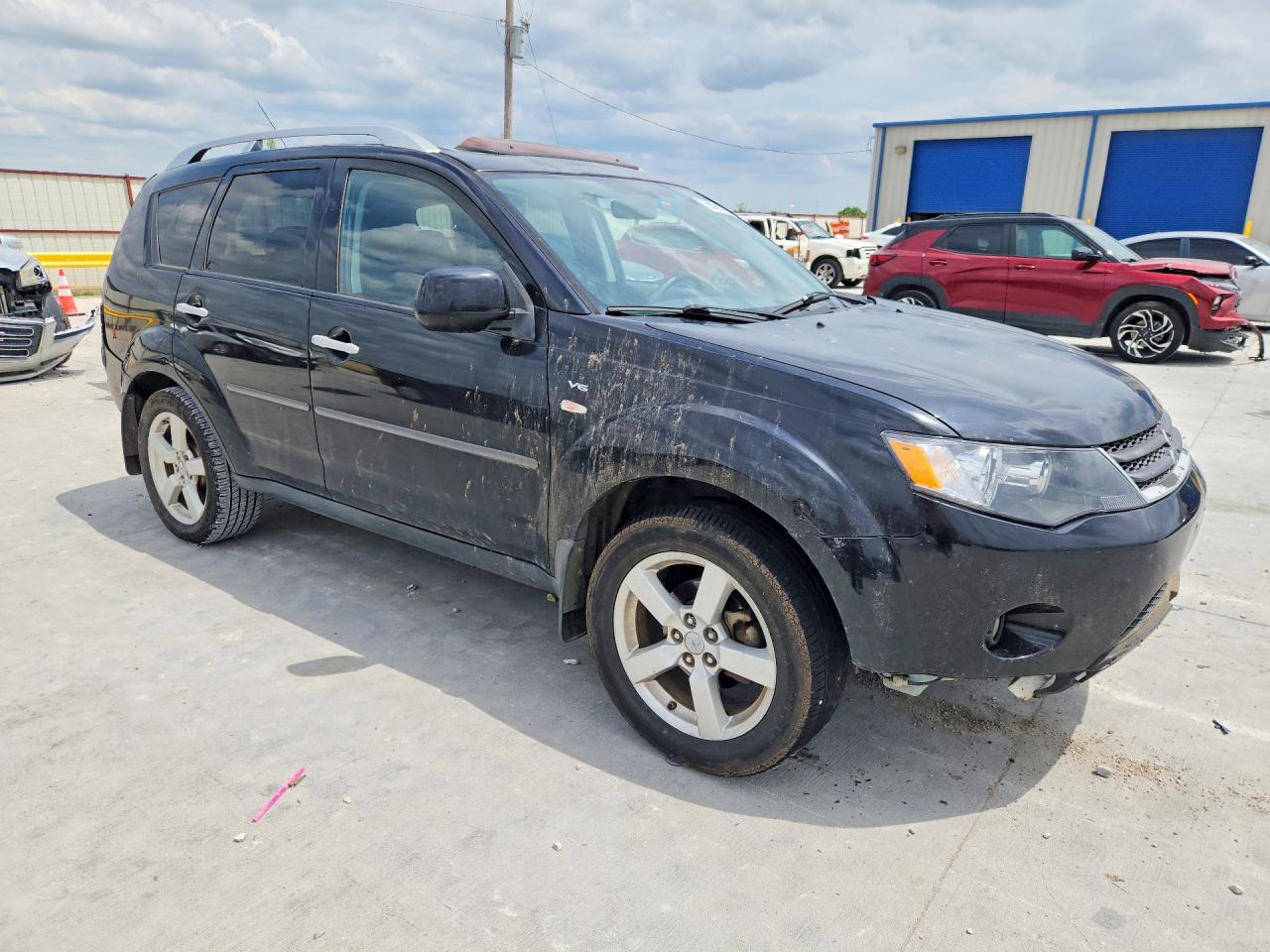 2008 Mitsubishi Outlander Xls Black vin: JA4MS41X58Z009311