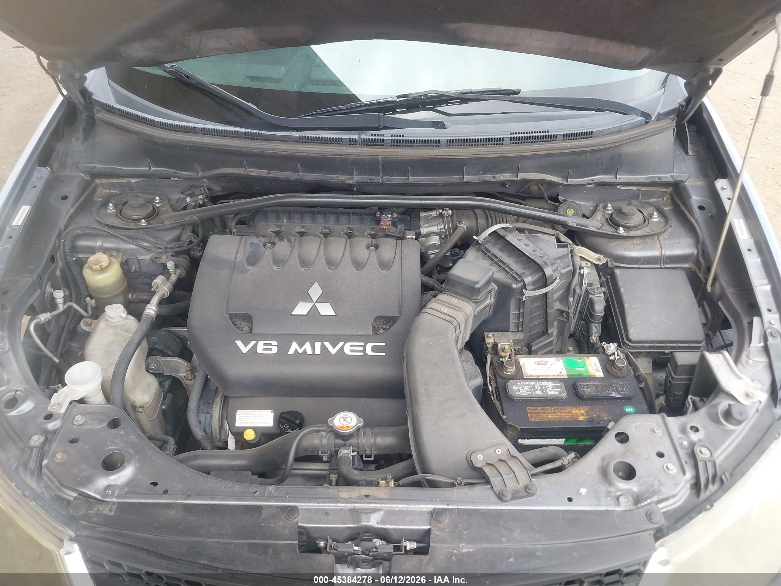 2007 Mitsubishi Outlander Xls Gray vin: JA4MS41X87U004471