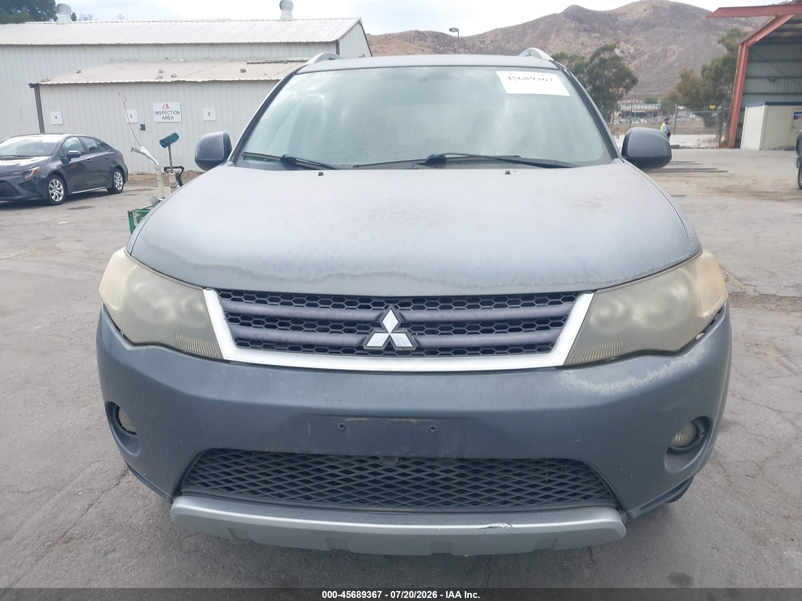 2007 Mitsubishi Outlander Xls Gray vin: JA4MS41XX7Z001588