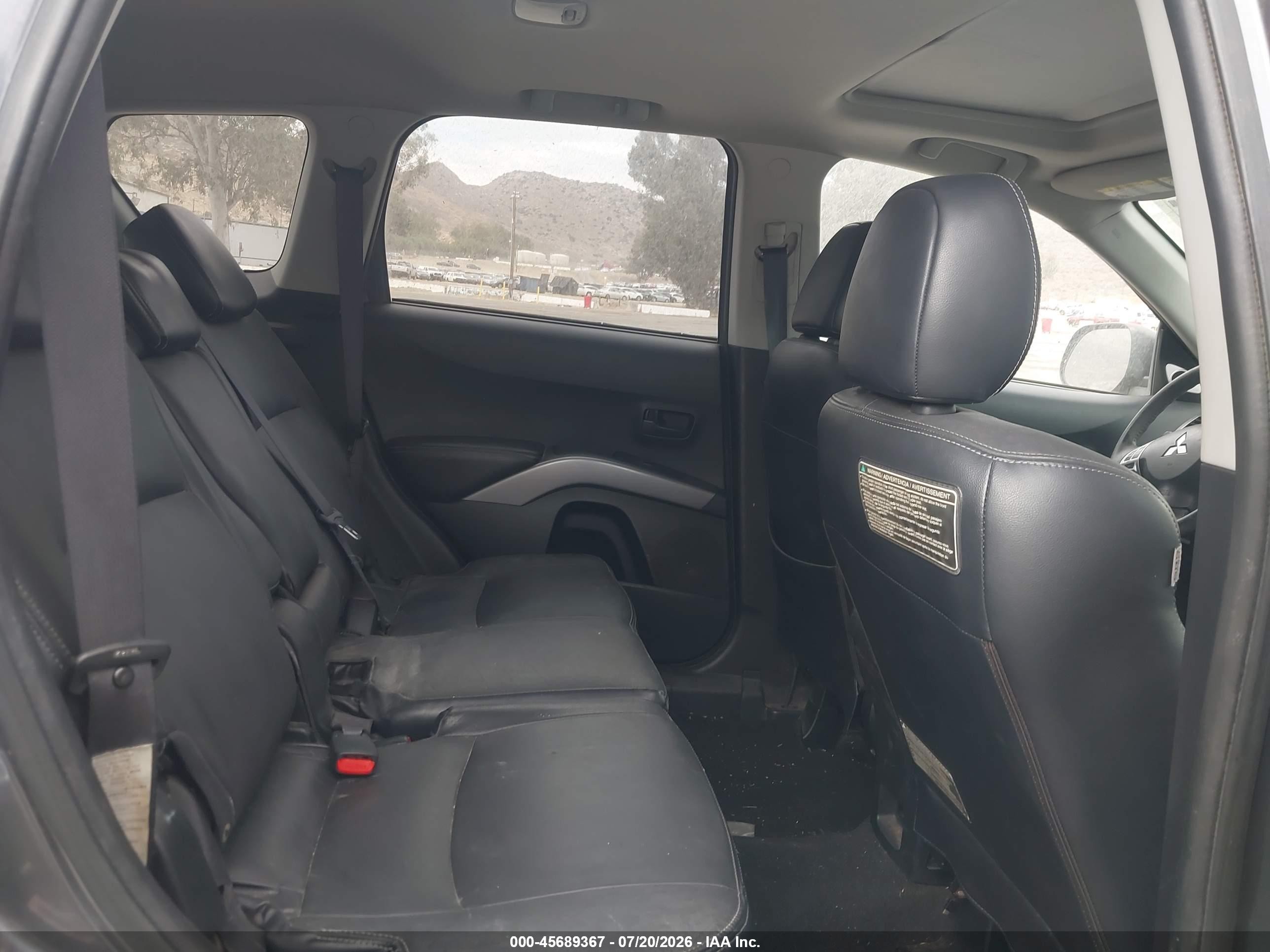 2007 Mitsubishi Outlander Xls Gray vin: JA4MS41XX7Z001588