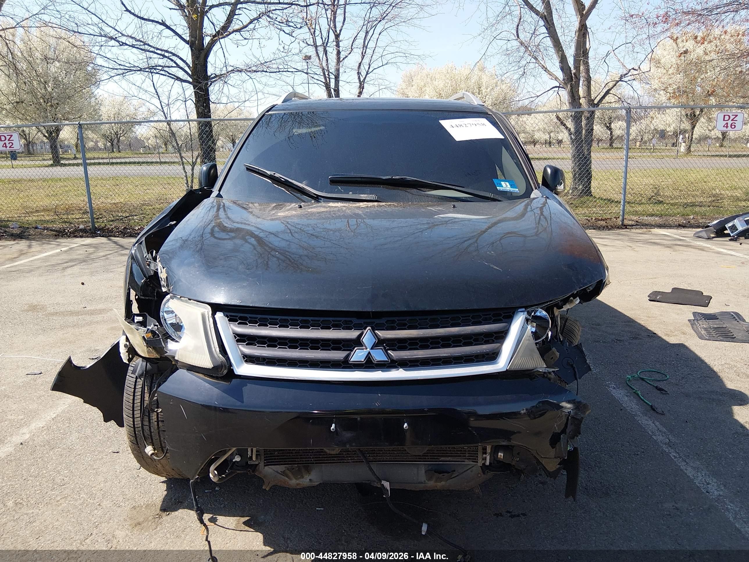 2007 Mitsubishi Outlander Xls Black vin: JA4MS41XX7Z005706
