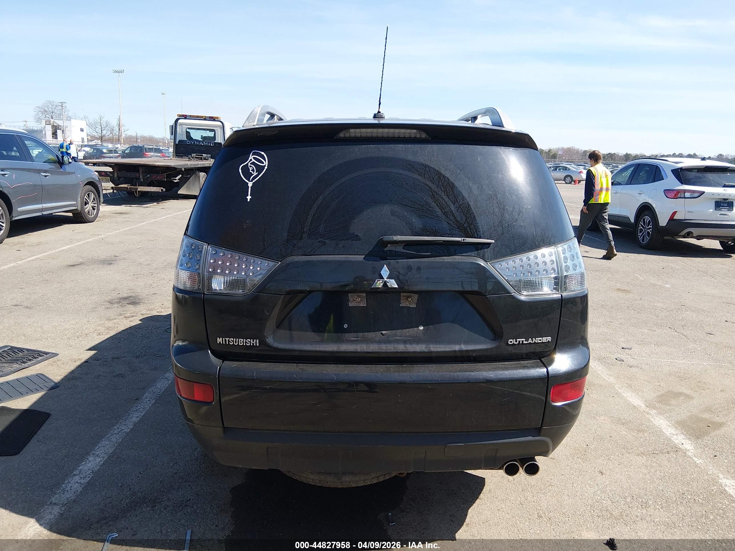 2007 Mitsubishi Outlander Xls Black vin: JA4MS41XX7Z005706