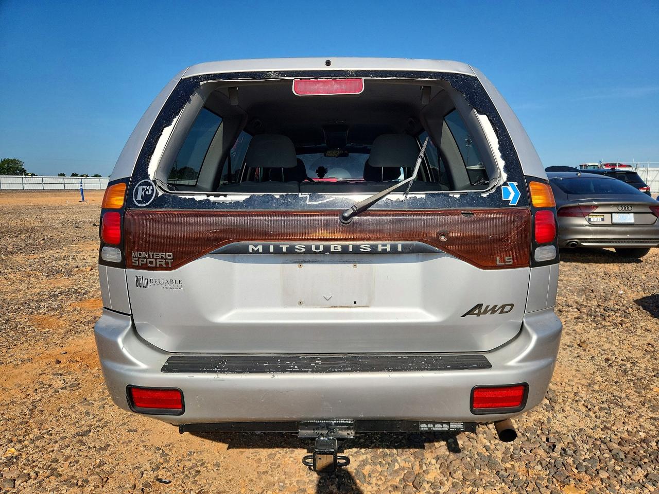 2003 Mitsubishi Montero Sport Es Silver vin: JA4MT21H03J040757