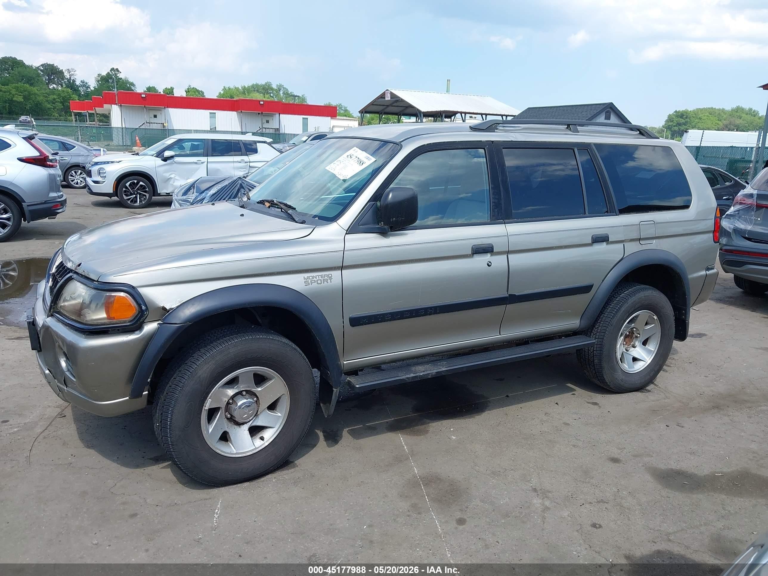 2003 Mitsubishi Montero Sport Es/ls Gold vin: JA4MT21H23J004035