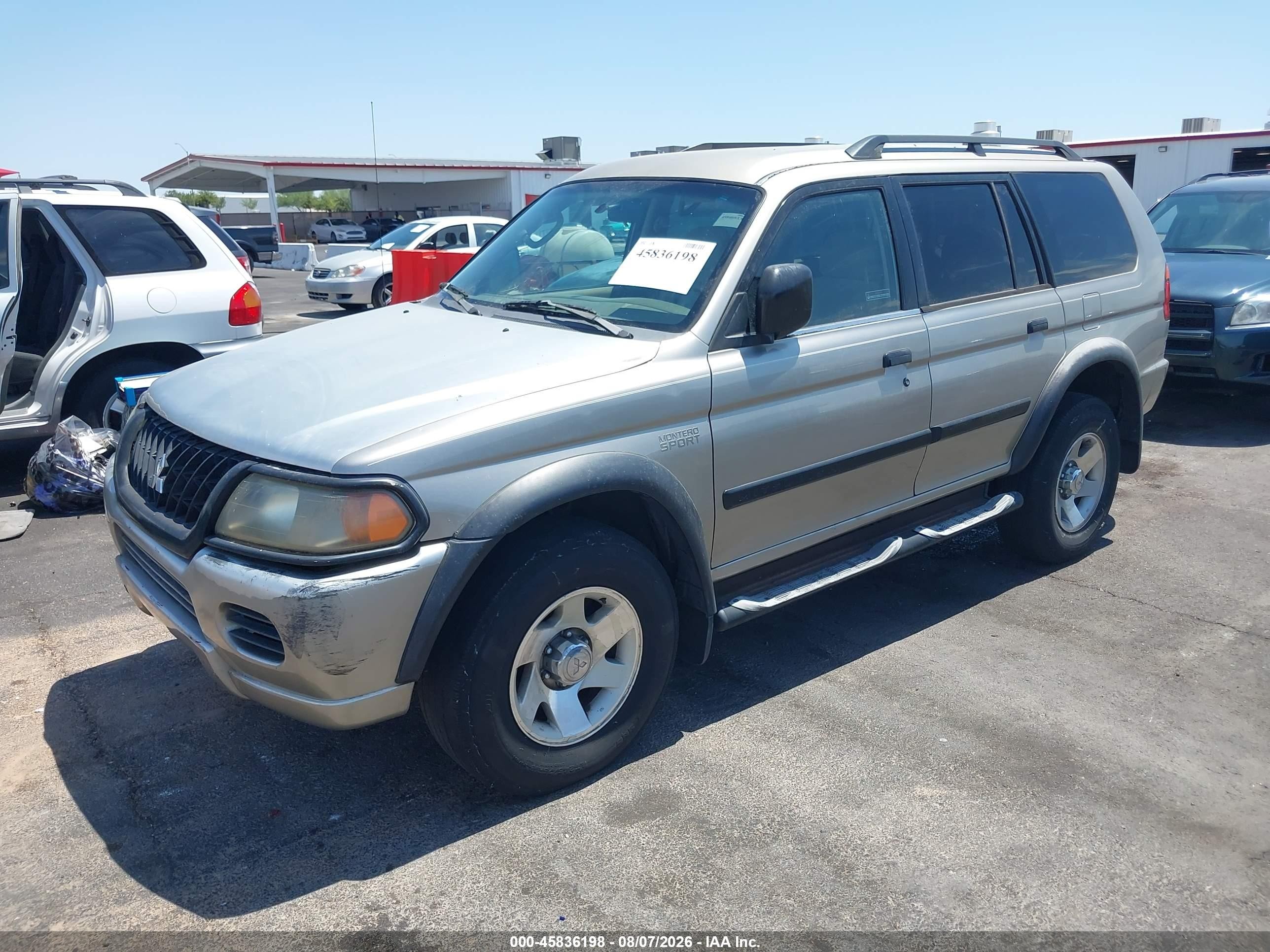 2003 Mitsubishi Montero Sport Es/ls Gold vin: JA4MT21H23J044048