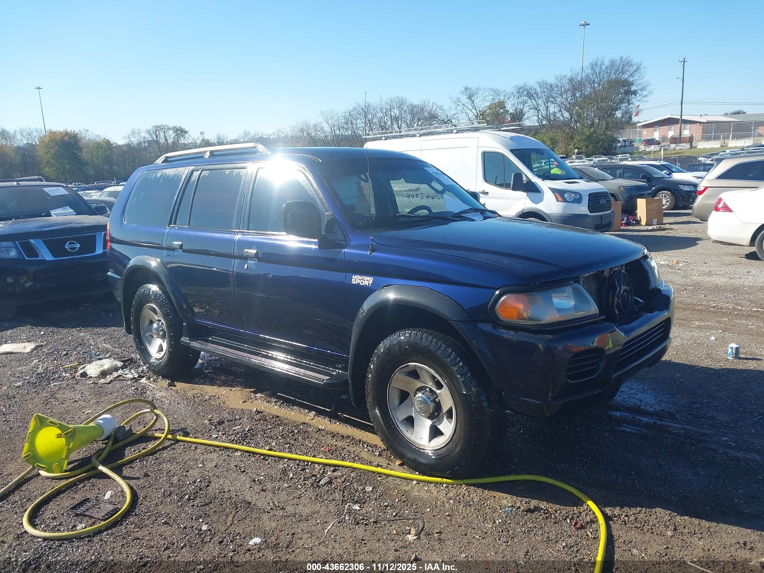 2004 Mitsubishi Montero Sport Ls Dark Blue vin: JA4MT21R34J006029
