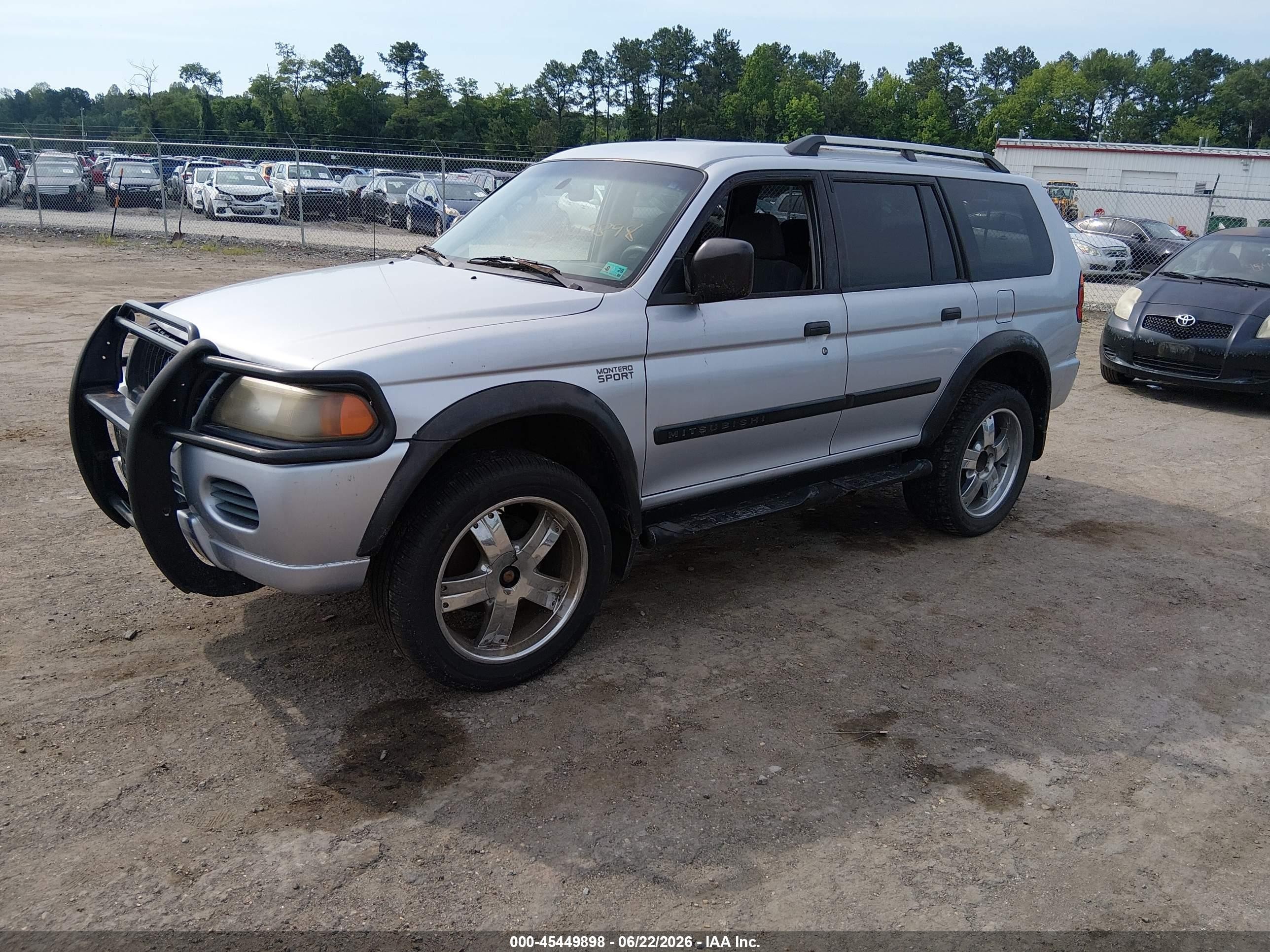 2004 Mitsubishi Montero Sport Ls Gray vin: JA4MT21R44J004984