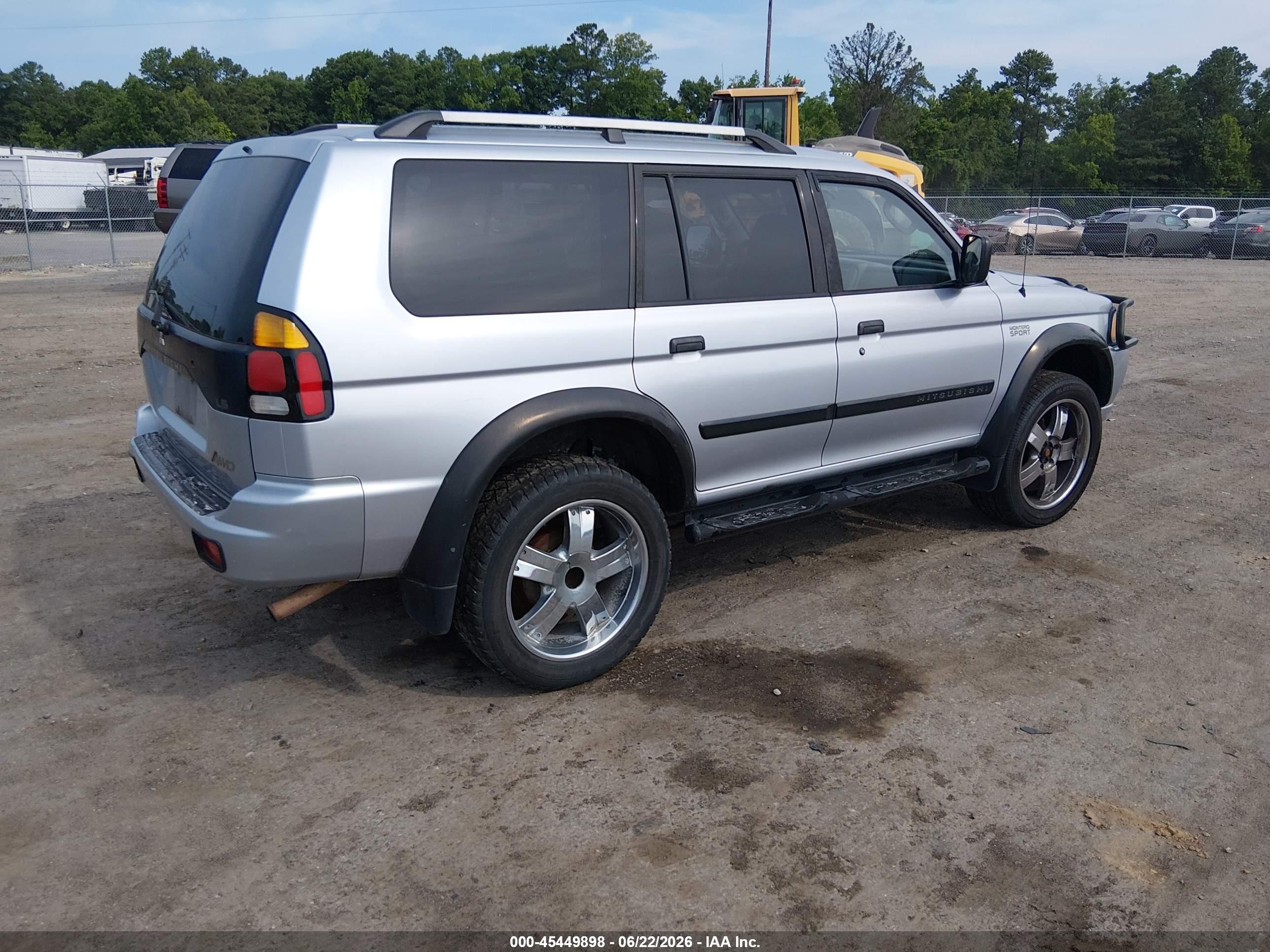 2004 Mitsubishi Montero Sport Ls Gray vin: JA4MT21R44J004984