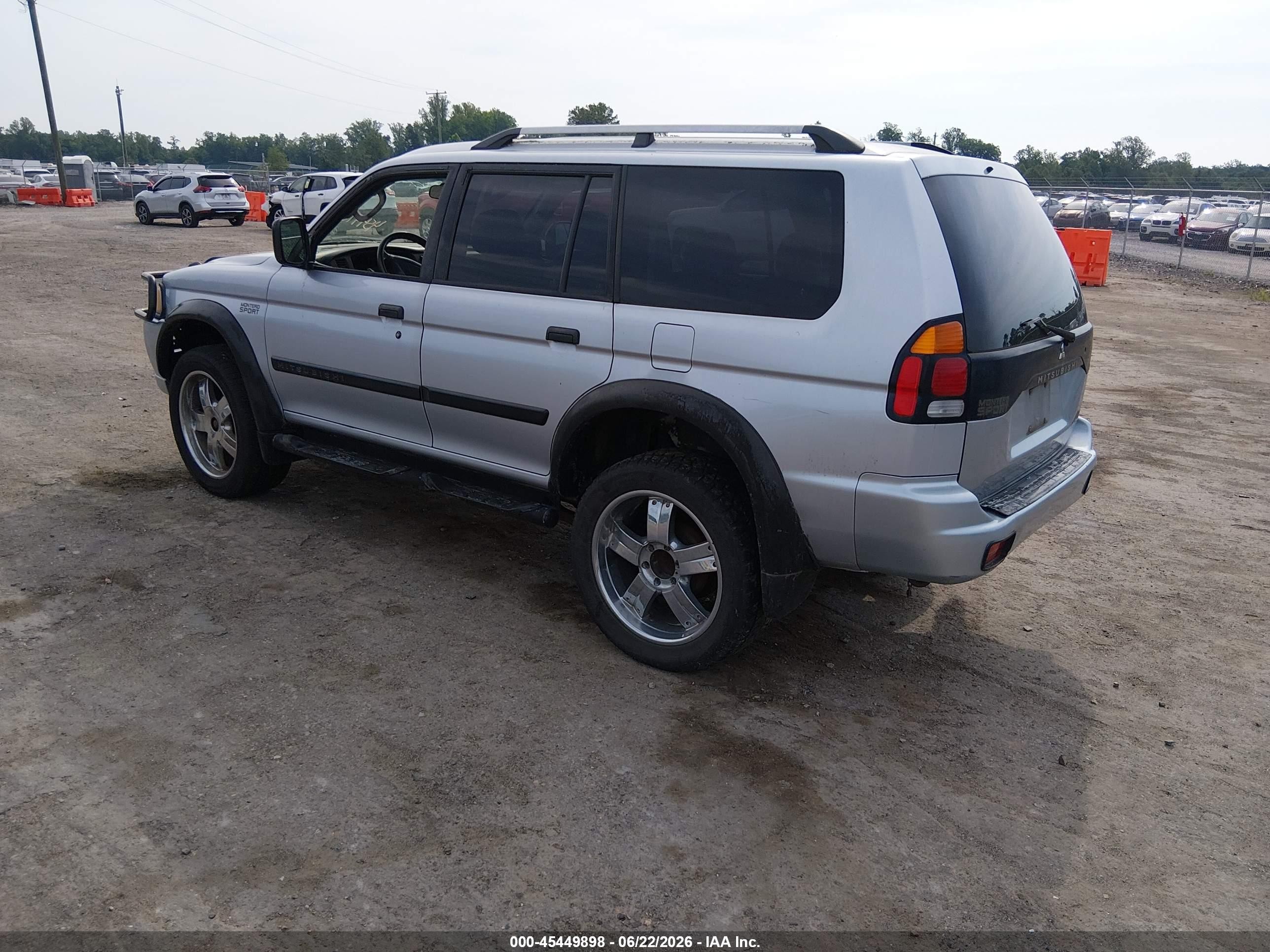 2004 Mitsubishi Montero Sport Ls Gray vin: JA4MT21R44J004984