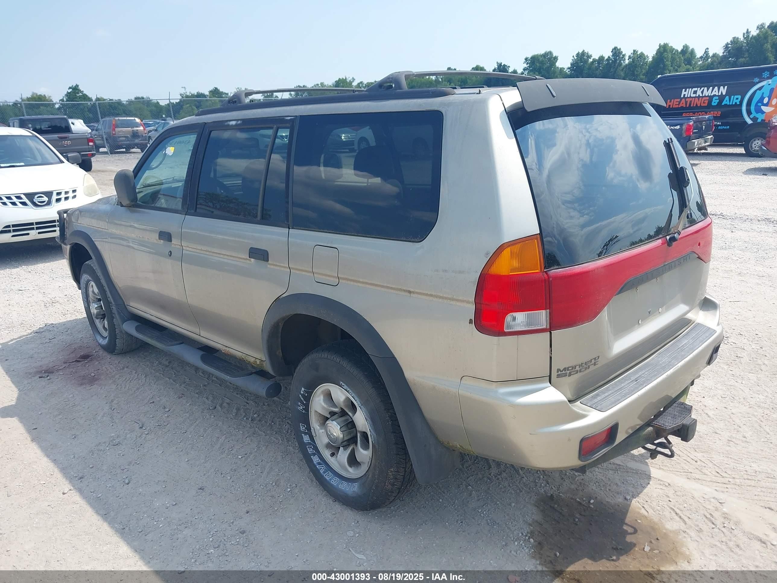 1999 Mitsubishi Montero Sport Ls/xls Silver vin: JA4MT31H1XP045121