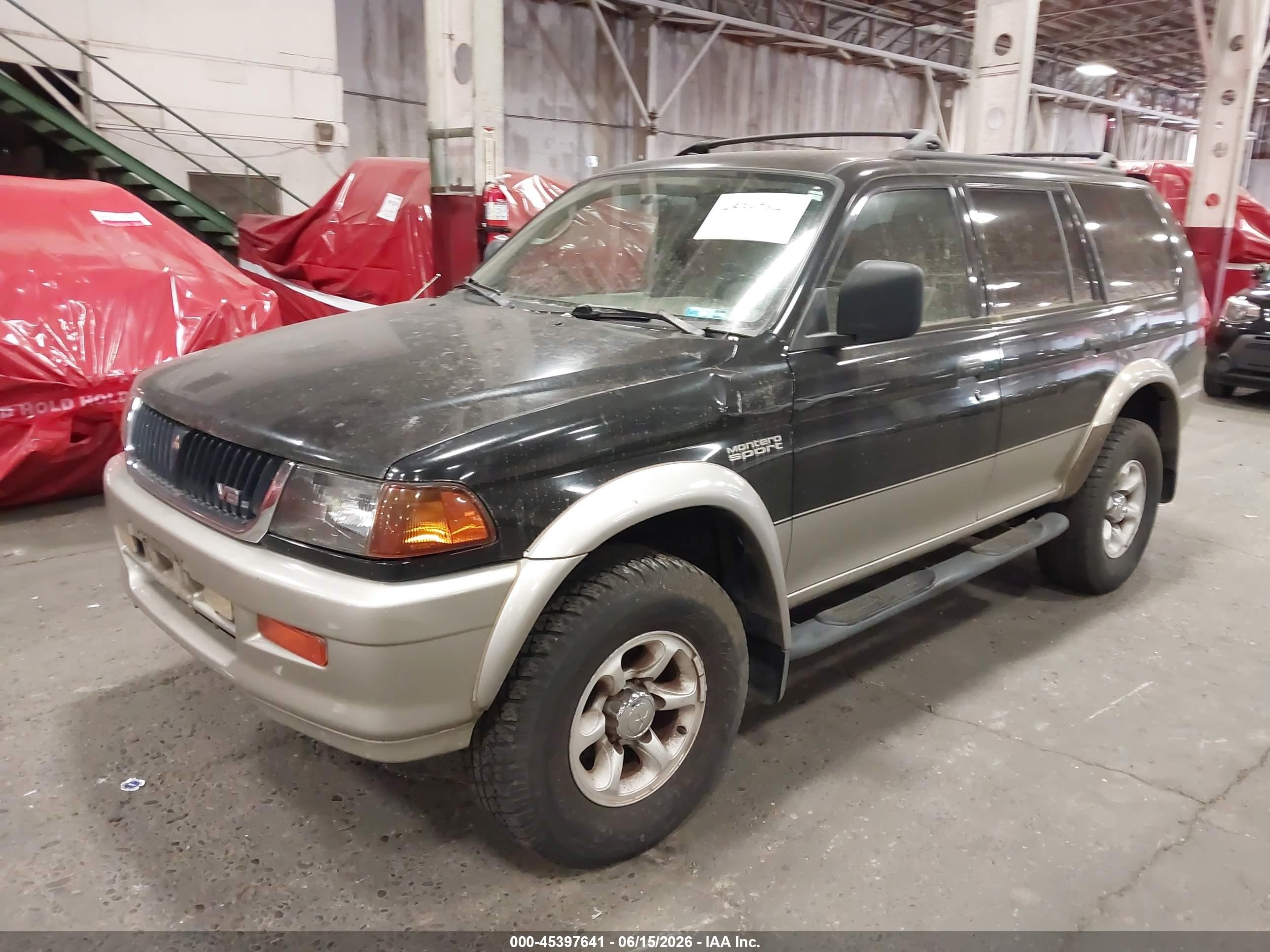 1999 Mitsubishi Montero Sport Ls/xls Черный vin: JA4MT31H3XP011830