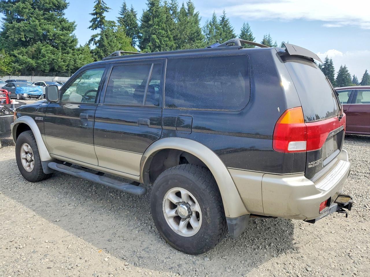 1999 Mitsubishi Montero Sport Ls Black vin: JA4MT31H3XP011830
