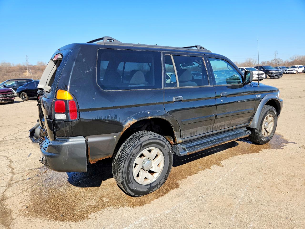 2000 Mitsubishi Montero Sport Ls Black vin: JA4MT31H6YP042720