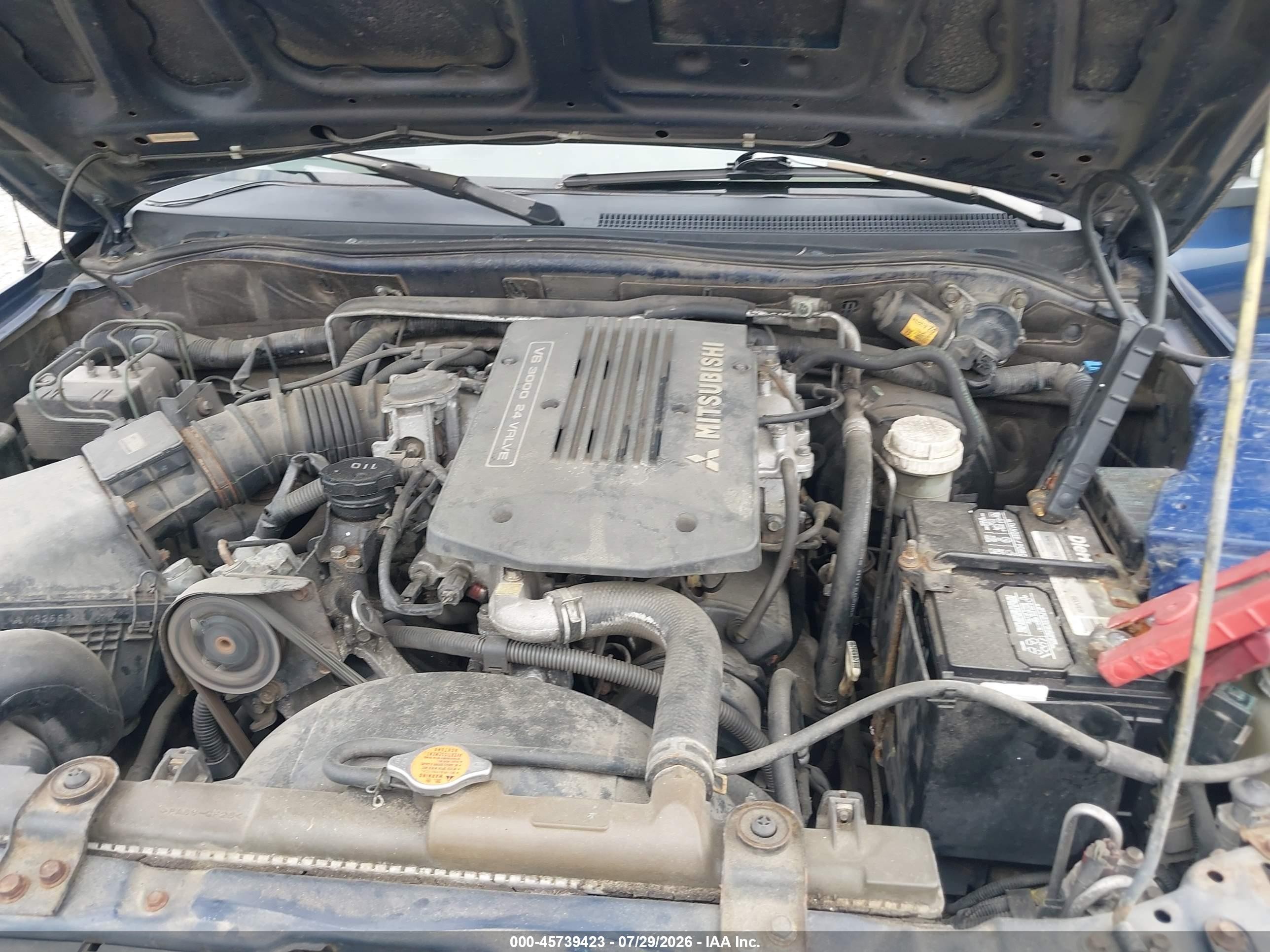 2001 Mitsubishi Montero Sport Xls Синий vin: JA4MT31H71P025768