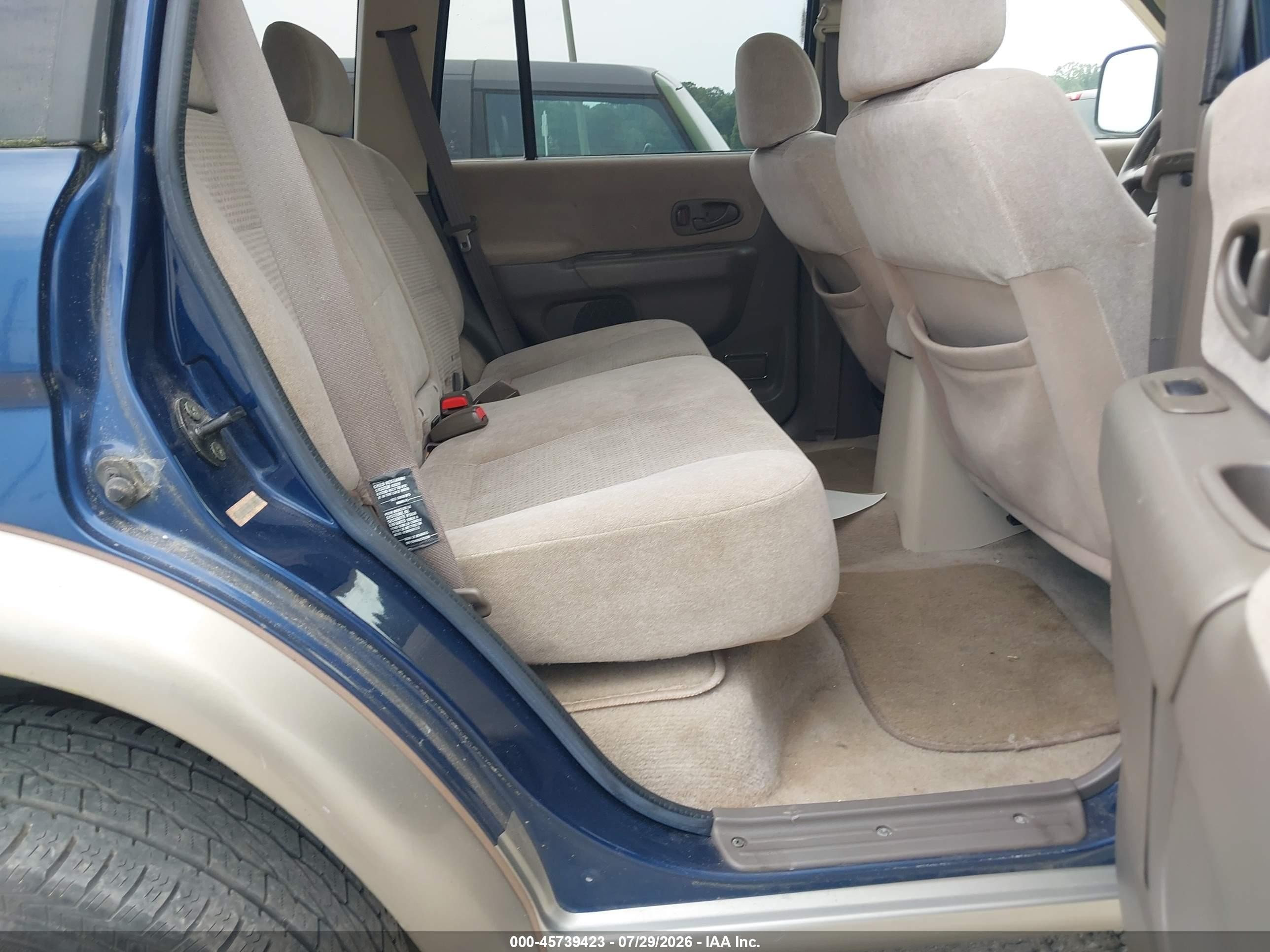 2001 Mitsubishi Montero Sport Xls Синий vin: JA4MT31H71P025768