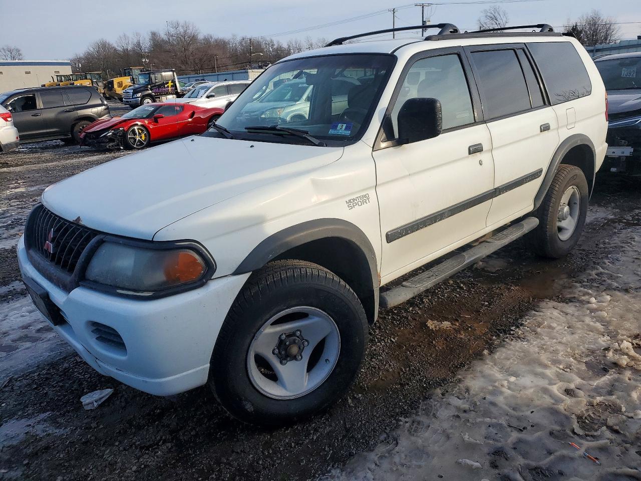 2000 Mitsubishi Montero Sport Ls White vin: JA4MT31H7YP047313
