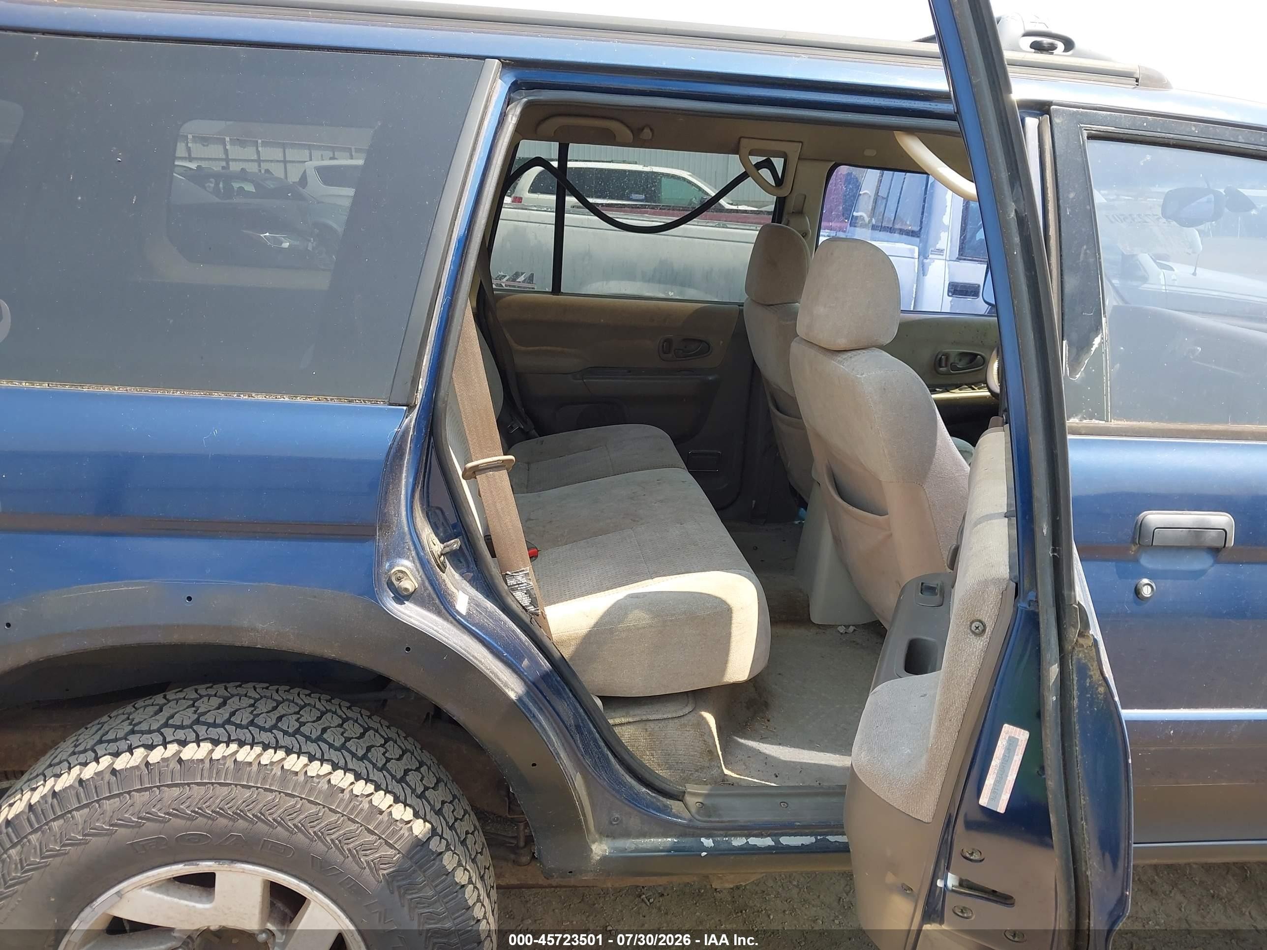 2000 Mitsubishi Montero Sport Ls/xls Blue vin: JA4MT31H7YP811676