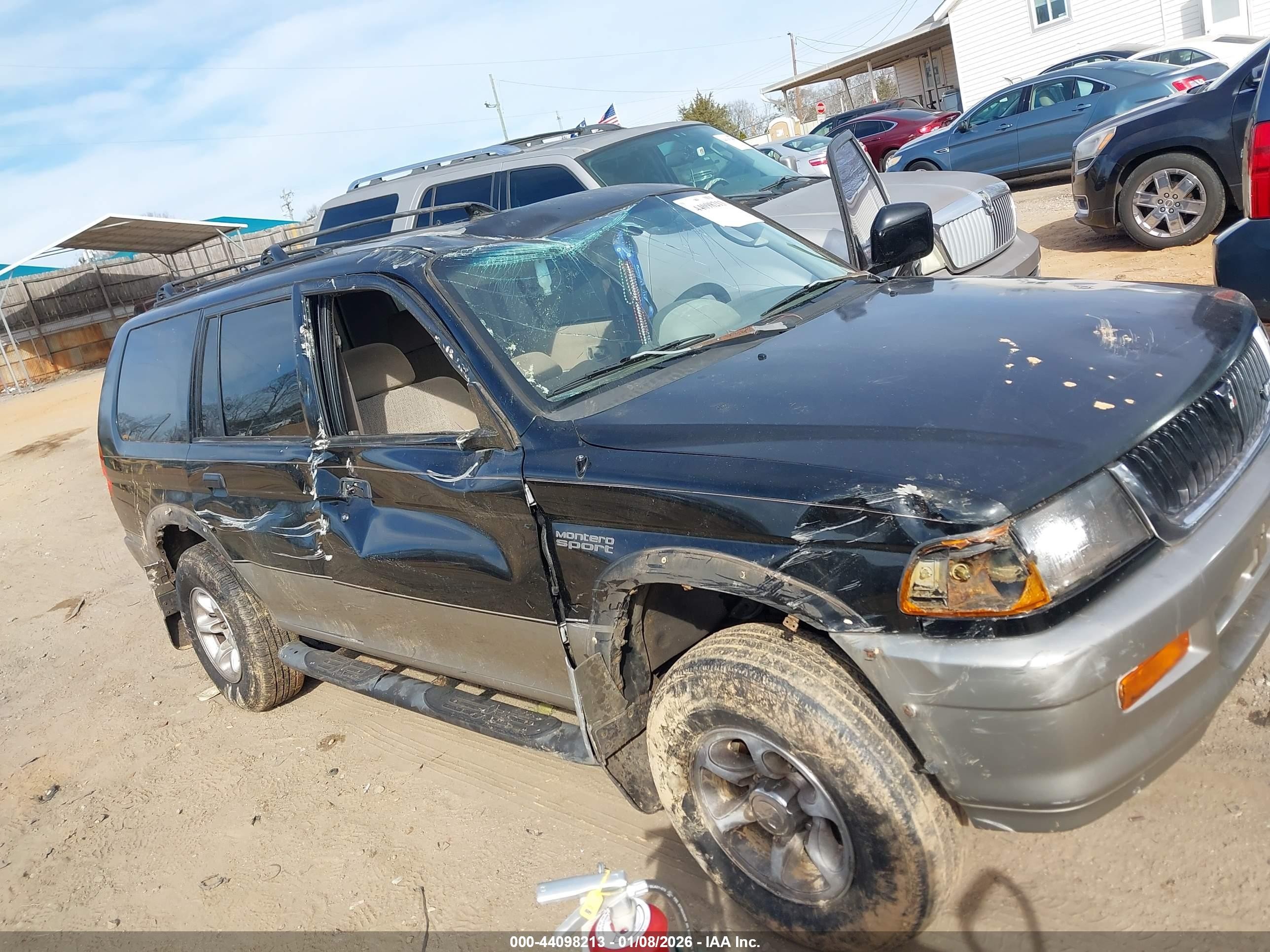 1998 Mitsubishi Montero Sport Ls Black vin: JA4MT31P4WP035043