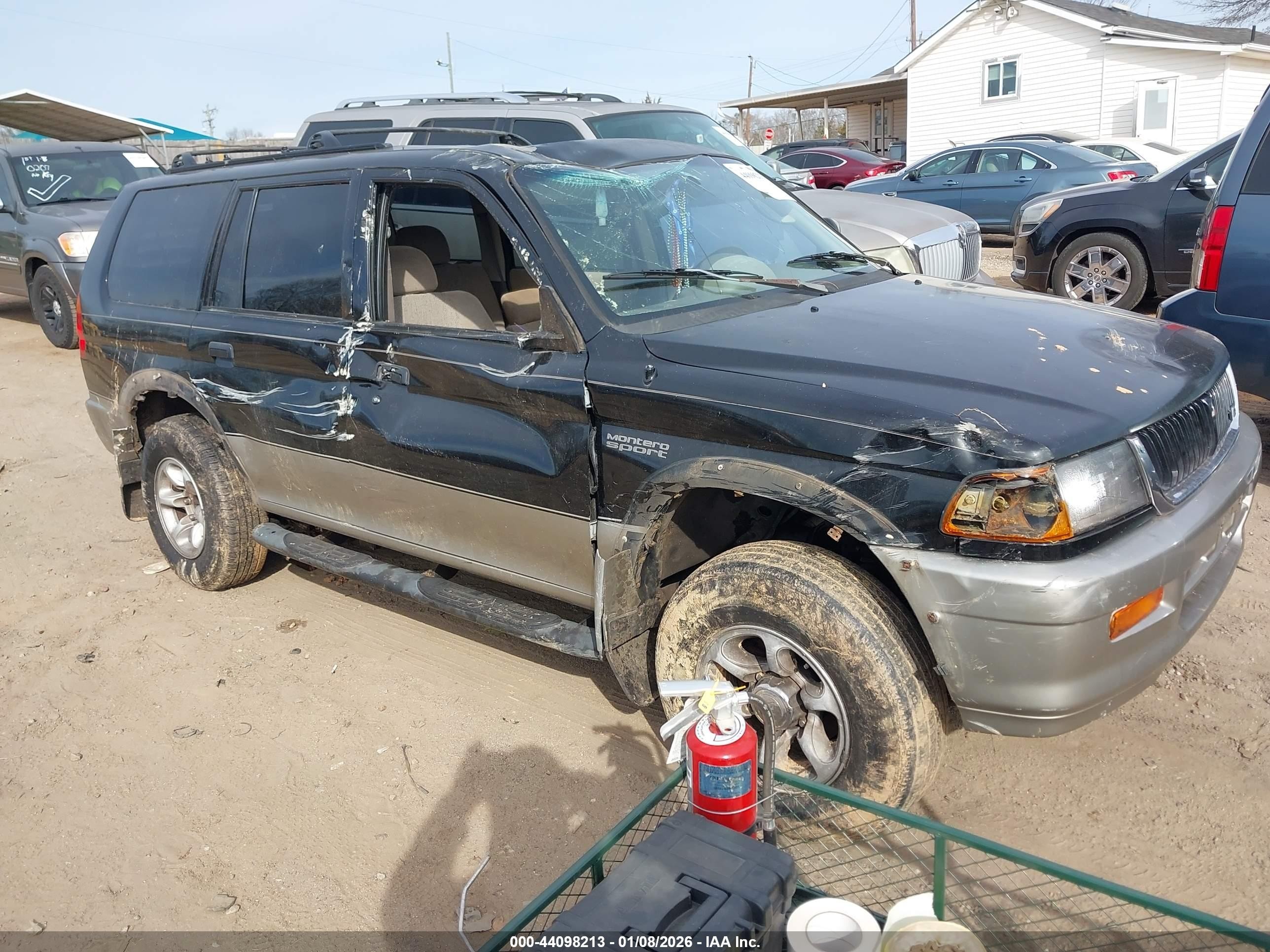 1998 Mitsubishi Montero Sport Ls Black vin: JA4MT31P4WP035043