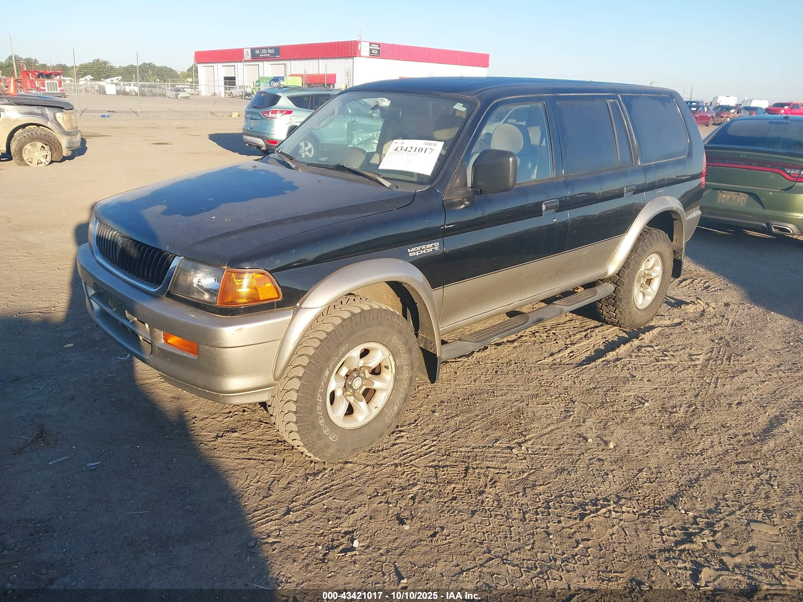 1998 Mitsubishi Montero Sport Ls Black vin: JA4MT31P5WP019109