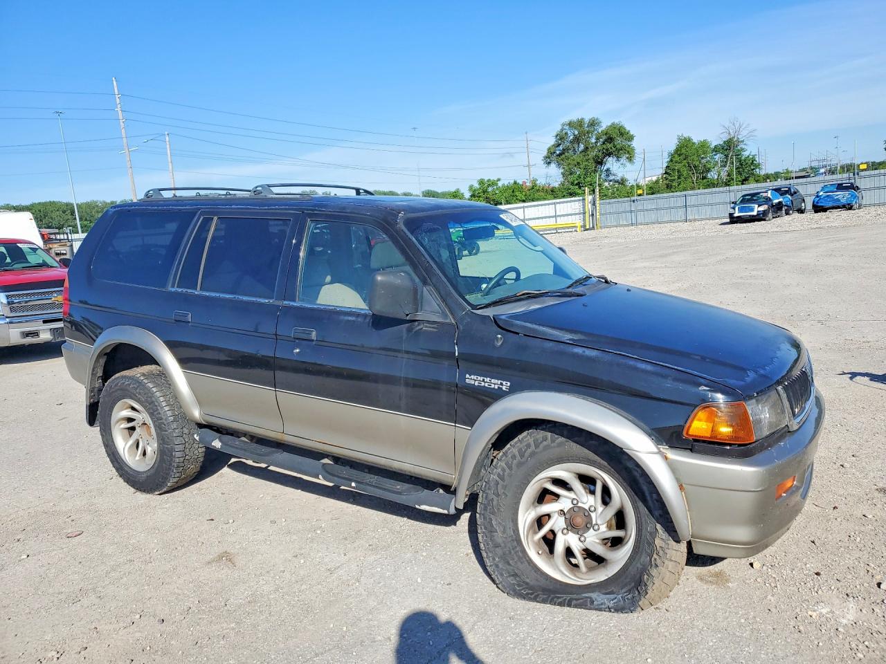 1997 Mitsubishi Montero Sport Ls Black vin: JA4MT31P8VP003193