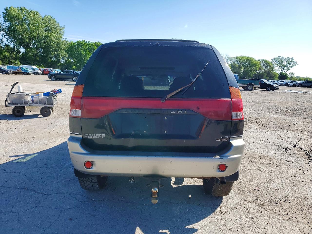 1997 Mitsubishi Montero Sport Ls Black vin: JA4MT31P8VP003193