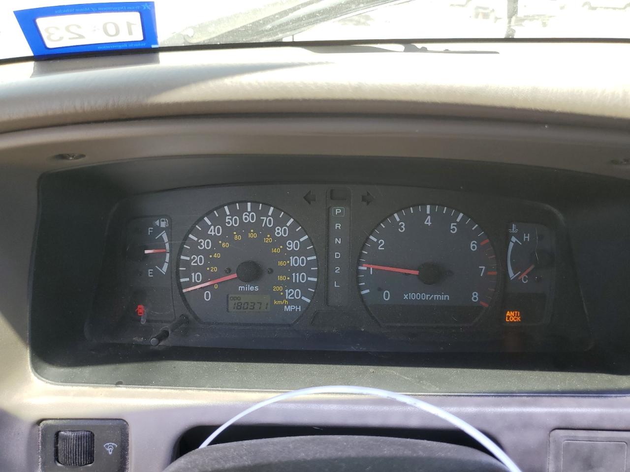 1998 Mitsubishi Montero Sport Ls Beige vin: JA4MT31P8WP016592