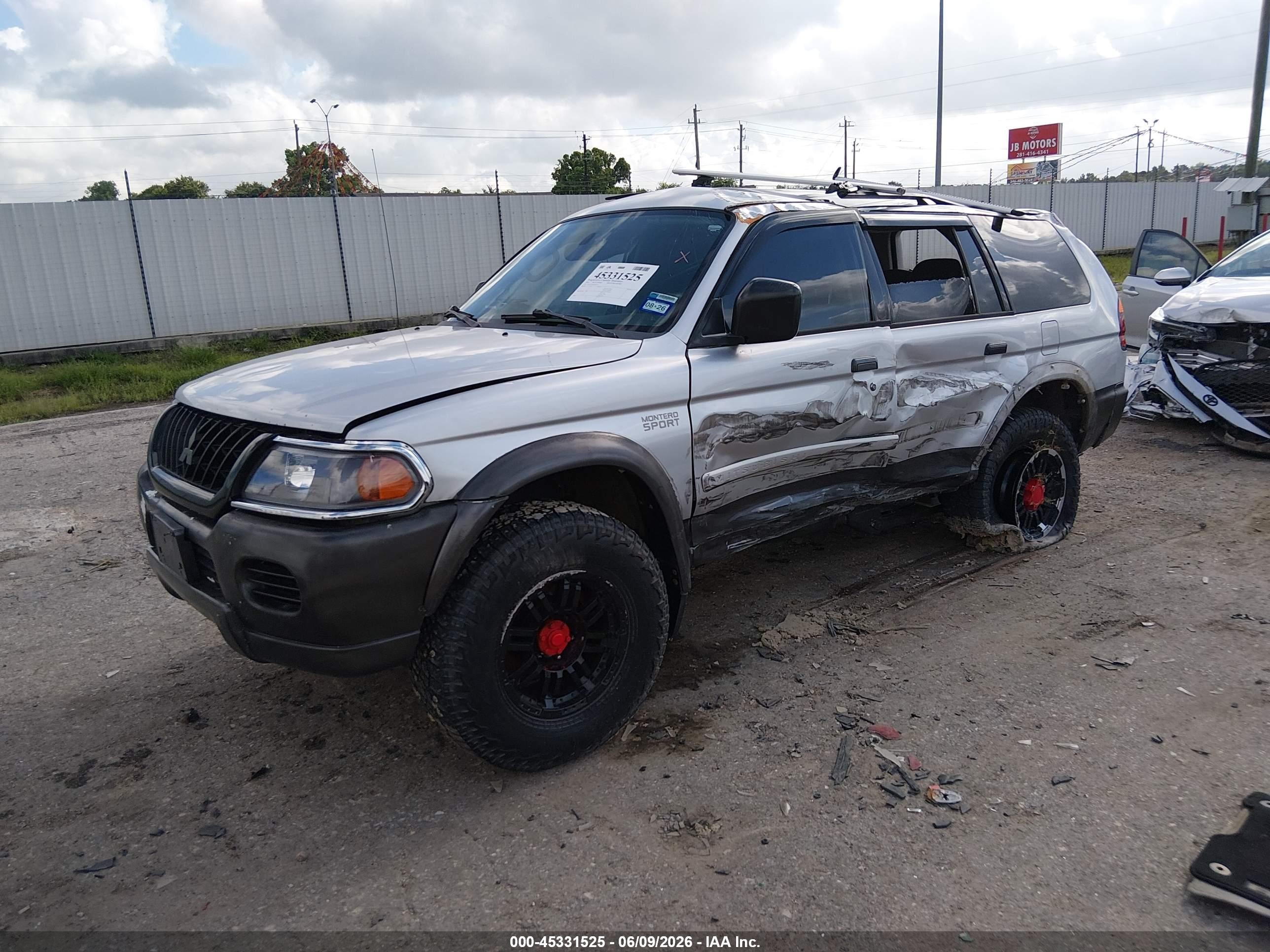 2003 Mitsubishi Montero Sport Xls Silver vin: JA4MT31R03J050753