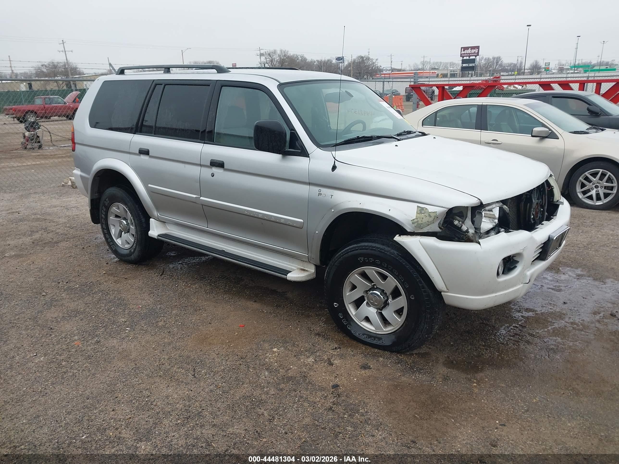 2002 Mitsubishi Montero Sport Xls Silver vin: JA4MT31R42P013054
