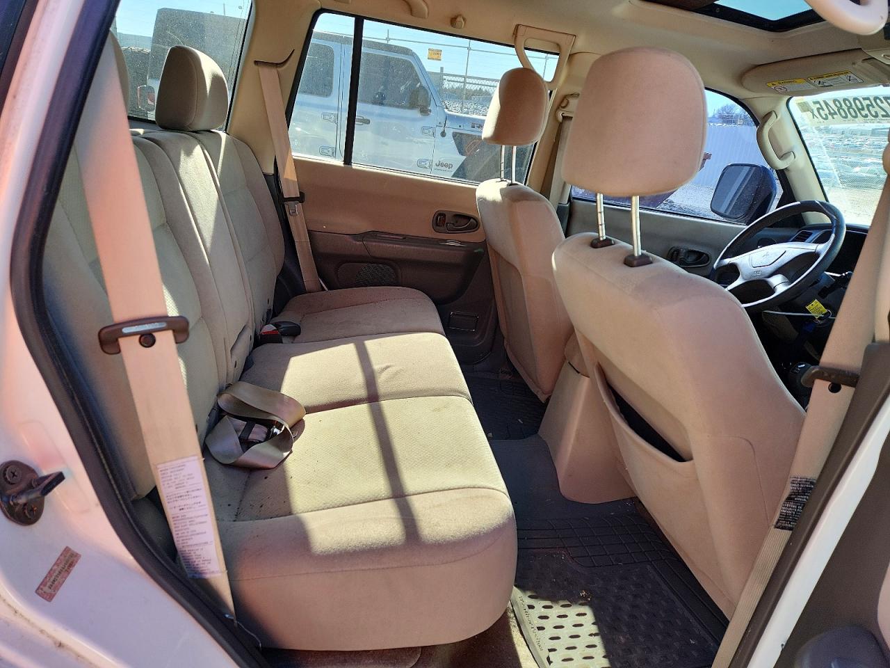 2004 Mitsubishi Montero Sport Xls Белый vin: JA4MT31R54J000125