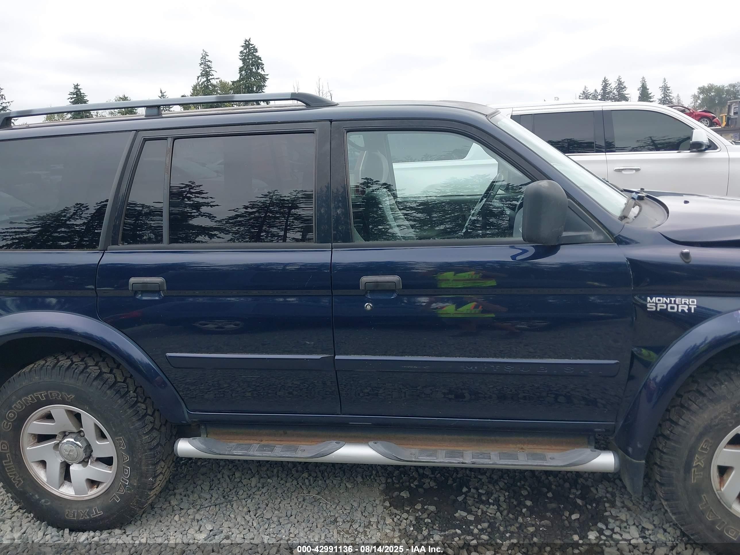 2002 Mitsubishi Montero Sport Xls Синий vin: JA4MT31RX2J035708