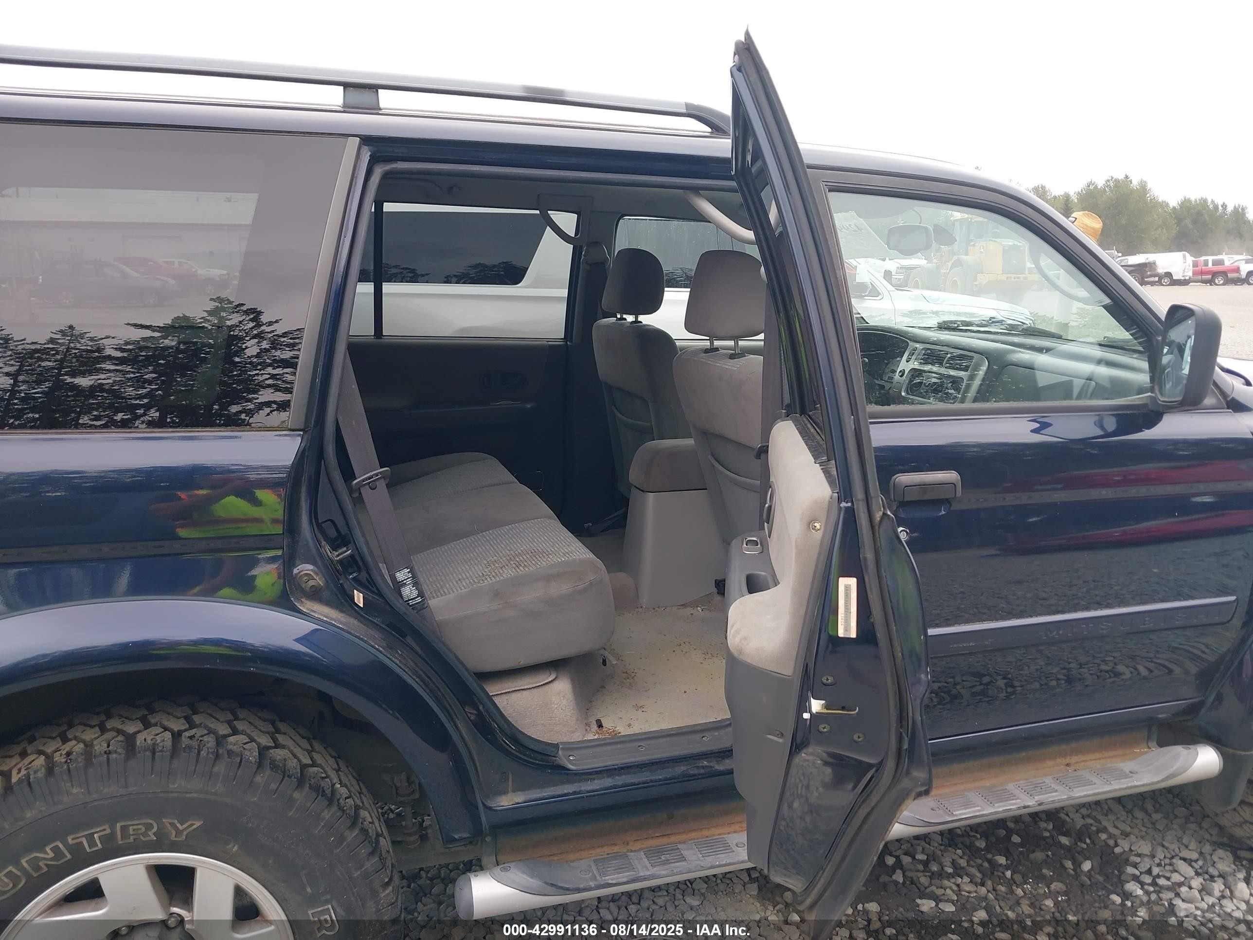 2002 Mitsubishi Montero Sport Xls Синий vin: JA4MT31RX2J035708